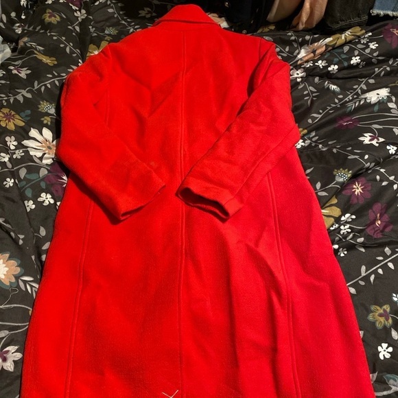 J.Crew Topcoat with ruffle pockets in Italian double cloth wool Petite 0 - Picture 2 of 4